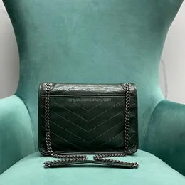 10a Niki Bags Projektanci Kobieta torebka Messenger prawdziwa skórzana torba kurierska plecaki crossbody luksusowe projektanci 28 cm pojemność czarna zielona srebrna torba sprzętowa
