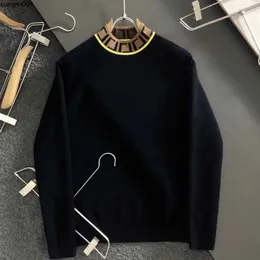 Maglioni da uomo Lusso Uomo Lana f Lettera Ricamo Pullover lavorato a maglia Cappotto Maglioni firmati Donna Inverno Casual Felpa con cappuccio Vu35