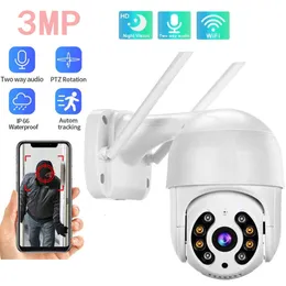 Neue ICSEE IP Kamera Wifi Outdoor AI Menschlichen Erkennung Audio 3MP Drahtlose Sicherheit CCTV Kamera P2P RTSP 4X Digital Zoom wifi Kamera