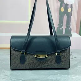 Borsa tote M Designer Fleur Borsa shopping K Borsa classica da donna Borsa a tracolla moda Borsa tote messenger di grande capacità marrone nero