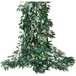 Inne imprezy imprezowe 5 paczek 5 41ft Willow Garland Artificial Wines Faux Eukaliptus Greenery Fake Hanging Plant for Wedding 230414