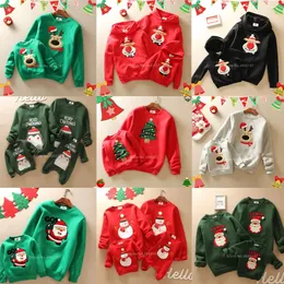 Family Matching Outfits Ugly Christmas Tree Deer Sweaters Family Look Clothes Xmas Family Matching Outfits Father Mother Daughter Mommy and Me Clothes 231117
