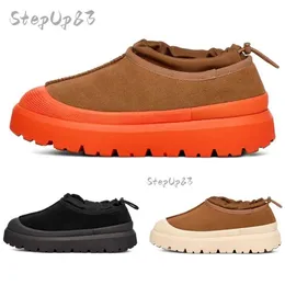 Tasman Weather Híbrido Sllippers Mulheres Botas Castanha Laranja Whitecap Preto Tazz Mules Mulher Bota Sapatos Camurça Conforto Outono Inverno Botas De Tornozelo 35-40 Austrália