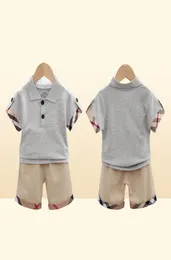 2 pçs meninos conjuntos de roupas de verão moda camisas shorts roupas para bebê menino criança treino para 0-5 anos 7908794