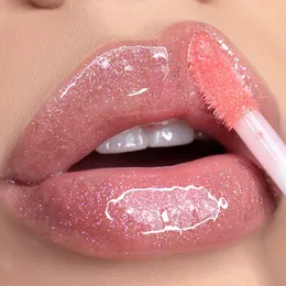 Lip Gloss 12 Colors Mirror Glitter Waterproof Lasting Moisturizing Nude Shimmer Lipsticks Transparent Plumping Oil Makeup