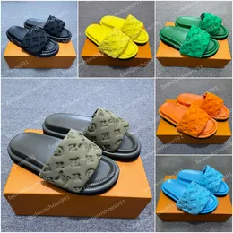 designer sandals women slides sandale womens platform slide slipper sliders shoes bottom flip flops summer casual beach sandal real leather top quality with box 10A