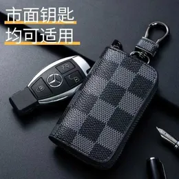 Fashion Car Key Case Male Key Wallets PU Leather Keys Holder Women Smart Housekeeper Zipper Keychain Case Car Key Pouch Bag Wallet