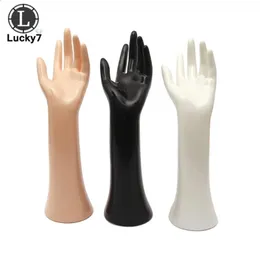 Jewelry Boxes Plastic Artificial Hand Display Stand Creative Long Hand Jewelry Bracelet Display Storage Hand Mold 231116