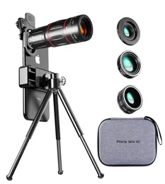 28X HD Mobile Phone Camera Lens Telescope Zoom Macro Lens for Iphone Samsung Smartphone Fish Eye Lente Para Celular2234401