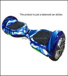 Sport d'azione all'aperto Skateboarding Decalcomania protettiva per la pelle per 6,5 pollici Self Ncing Board Scooter Hoverboard Adesivo 2 ruote elettriche C4985792