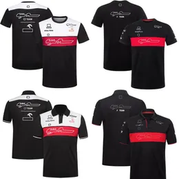 Formula 1 Yarış T-Shirt 2022 2023 F1 Team T-Shirt Sürücü Polo Gömlekleri Açık Hava Spor Erkekler Erkekler Hızlı Kuru Kısa Kol Üstleri Otomobil Forması