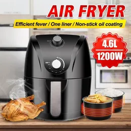 4 6L Large Capacity Multifunction Air Fryer 1400W Chicken Oil Air Fryer Health Pizza Cooker Electric Deep Airfryer220g