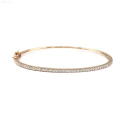 Fina smycken armband heta säljer 14k rose guld riktig diamant fin smycken runda figur 8 natursten bra armband för hustru gåva