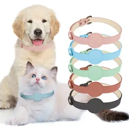 Airtag Collar, kompatibel för Apple Air Tag, justerbar husdjurskrage med Air Tag Case Holder Accessories for Dogs and Cats