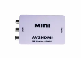 shippping Mini AV to Converter RCA Composite video audio signals to signals AV2HDMI Converter for TVMonitor7498463