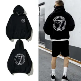 Designer Hoodie Men's Sweatshirts Fashion Streetwear Power by Represents ative Flying Goddess Angel Letter Embroidered Hoodie Loose Hoodie Men