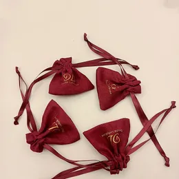 Jóias Bolsas Sacos De Alta Qualidade Imitação De Couro De Veludo Bolso De Armazenamento De Jóias Terno De Casamento Saco De Doces Celular Carregando Tesouro 231117