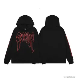 Tasarımcı Hoodie Erkek Sweatshirts Moda Sokak Giyim Yüksek Sokak Revenges Modaya uygun kemik sokması baskılı kapüşonlu Amerikan gündelik erkek bayanlar pamuk gevşek kazak hoodi