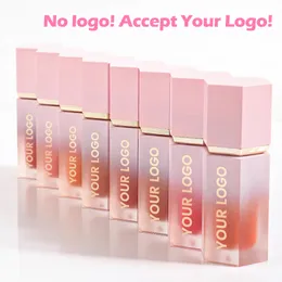 Ingen logotyp grossist ny design vegan smink och privat etikett kosmetik flytande rodnad rosa grossist för kvinnlig acceptera din logotyp anpassad privat etikett