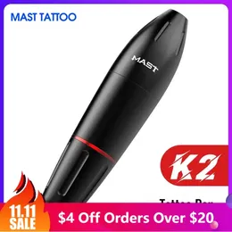 Машинка для татуировки Mast Tattoo K2 Tattoo est Tattoo Rotary Pen Профессиональная машина для перманентного макияжа Товары для студии татуировки 231116