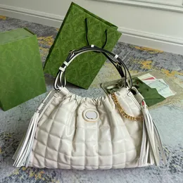 12A Top Quality Handbags Large Capacity Shopping Bag Cowhide Handbag Women Shoulder Bags String Cross Body Purse Top Quality Internal Zipper Pocket