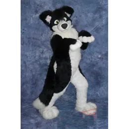 Halloween Border Collie Husky Dog Mascot Costume Suit Party Dress Christmas Carnival Party Fancy Costumes Adult Outfit