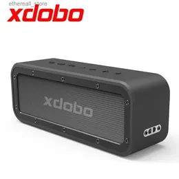 Cell Phone Speakers XDobo 50W high-power Bluetooth portable wireless subwoofer waterproof speaker 360 stereo surround TWS TF speaker caixa de som Q231117
