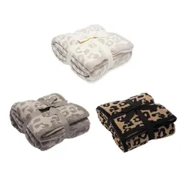 Одеяла Одеяла с леопардовым принтом Диванное одеяло Cheetah Veet Кондиционер Подходит для кондиционирования воздуха250H Прямая доставка 2022 Hom1931969