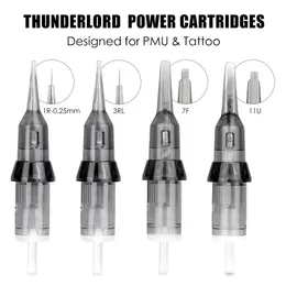 Dövme iğneleri Thunderlord Power Needle Liner Shader Shater kalıcı makyaj kartuşu 1R 7F Evrensel Makine Kalemi için EST 230417