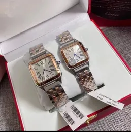 Świetna jakość Womenmens Designer WristWatches Miłośnicy AAA z pudełkiem kwarcowym zegarkami NO313