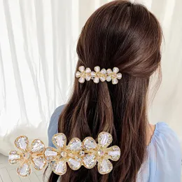 Elegante Strass Haarnadeln Blume Schmetterling Frühling Clips Bogen Haarspange für Frauen Pferdeschwanz Clip Mode Süße Haar Zubehör