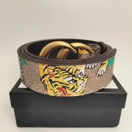 Big buckle genuine leather belt with box designer men women high-quality mens Fashion belts Width 38mm fashionbelt