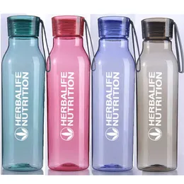 water bottle 700ML New Arrival Herbalife Nutrition Food Grade Plastic round Cup Sports Portable Water Cup Protein Powder for Fitness P230324