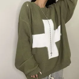 Designertröjor Herrtröja Hoodie Kapital Hirata Hiroshi Cross -mönster per ated rund nackstickad pullover långärmad höst/vintermän kvinnors tröjor