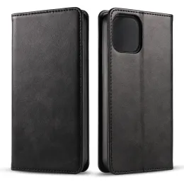 För iPhone 13 12 mini 15 14 Pro Max XS Max XR 7 8 6 6S plus 5s SE Luxury Wallet Multifunktionellt telefonfodral Damm och stötsäkert lädertelefonstöd