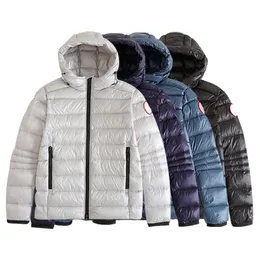 23SS Designer Ubrania Najwyższa jakość Kanada Crofton Coat Mens Jacket Biała kaczka Down Goose Jackets Winter Emporse Womens Parka Ladys z odznaką S-XXL