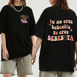 女性のTシャツメンズTシャツバッドバニーUn Verano Sin Ti Graphics T Women Tshirt Funny 90s T Ullzang Top Tees Camisetas 230414