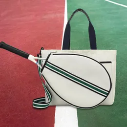 Tennis Bags Tennis Tote Tennis Handbag Detachable Racket Holder Pickleball Racket Storage Carrying Duffle Bag Water Resistant Racket Bag 231116