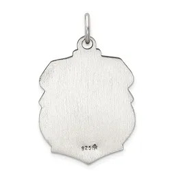 925 Sterling Silber Vintage Saint Michael Abzeichen Medaille Halskette Charm Anhänger Religiöser Schutzpatron Feiner Schmuck für Frauen Geschenke für Sie