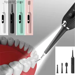 Tandborsteinladdningsbar elektrisk skalare Tandwasher Calculus Remover Tooth Care Tool Tandblekning Elektrisk tandborste Oral rengöringssats Q231117