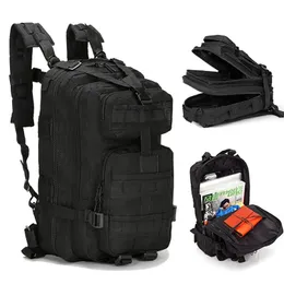 Backpacking Packs 25L tactical backpack nylon camping men's military backpack large capacity waterproof hunting bag sports hiking fishing bag 231117
