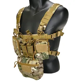 CS Match Wargame TCM Chest Rig Airsoft Tactical Vest Pakiet Magazyn Magazyn Koszynka Molle System Molle Men Men Nylon Hunting Akcesoria