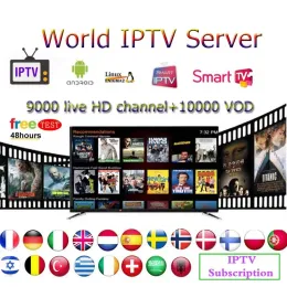 Smart Tv Parts Europe World TV 25000 Live Vod Sports M3 U Xtream XXX OTT Android Smarters Pro Mag Stati Uniti Francia Svezia Canada Regno Unito Italia Germania Spagna Mostra