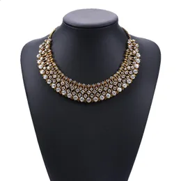Chokers Indische Vintage-Statement-Halskette mit großem Kragen, Damenmode, Großbritannien, Kate Princess, große Halskette, Schmuck 231116