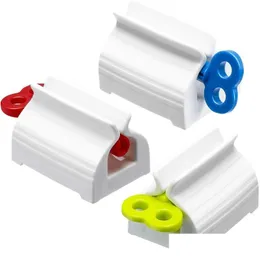 Titulares de escova de dentes conveniente tubo de rolamento tootaste espremedor de assento suporte giratório dispensadores para acessórios de banheiro gota entregar dhlao