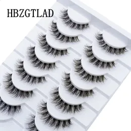 False Eyelashes 10pairs Mink Eyelashes Clear Band Eye Lashes Crisscross Transparent Band False Eyelashes Handmade Dramatic Lashes Upper Lash 231116