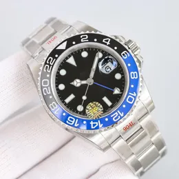 남성 자동 시계 고급 자동 기계적 시계 Luminous Stainless Steel Round Watch Simplicity Wristwatch Sapphire 방수 시계 선물