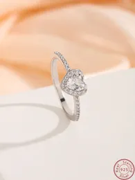 Trauringe aus 925er-Sterlingsilber, Diamant-Zirkon-Ring, modisch, elegant, Liebesstil, Antrag, geeignet für den täglichen Gebrauch von Frauen als Geschenk 231117