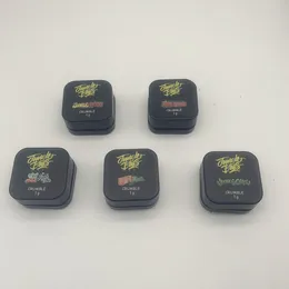 Hot Sell Toma Jungle Boys Packaging Bottles Wax Jar Black Glass Burk med barnbeständigt lock för levande harts koncentratbehållare