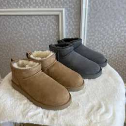 مصمم ugglys أحذية نسائية Tazz Slippers Tasman Fur Slides Ultra Mini Platfor